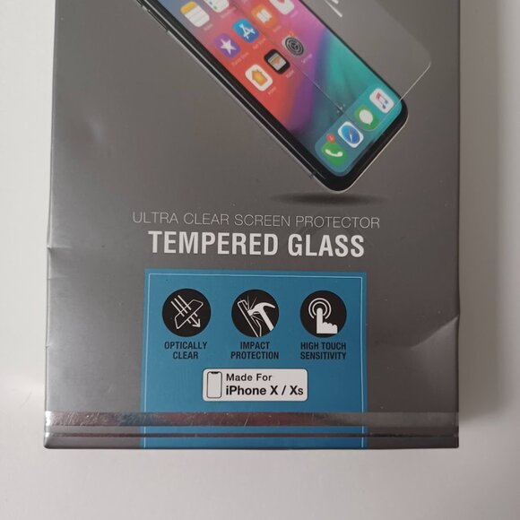 Brookstone Screen Protector NEW For iPhone X & XS -Tempered Glass -Ultra Clear - Picture 3 of 10